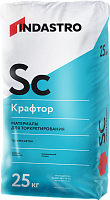 КРАФТОР SC60-2,5 D (25 кг), Армированный полимерной фиброй торкрет ремонтный состав, Indastro